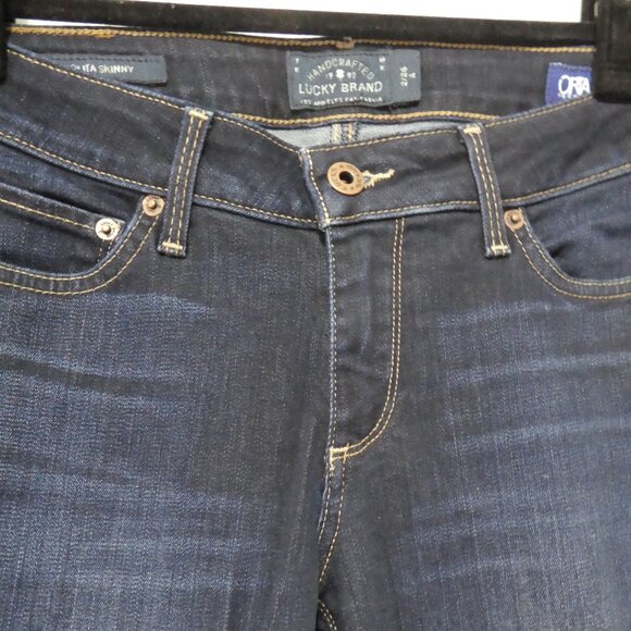 LUCKY BRAND - Orta Premium - Lolita Skinny | 2/26 A | Dark Wash Slim Jeans - Picture 4 of 16